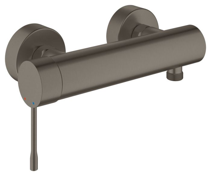 Bateria prysznicowa ścienna GROHE Essence 1-uchwytowa 2-otworowa mosiężna brushed hard graphite | 33636AL1