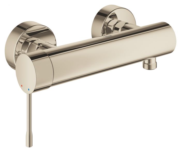 Bateria prysznicowa ścienna GROHE Essence 1-uchwytowa 2-otworowa mosiężna polished nickel | 33636BE1