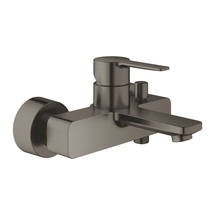 Bateria wannowa ścienna GROHE Lineare 1-uchwytowa 2-otworowa brushed hard graphite | 33849AL1