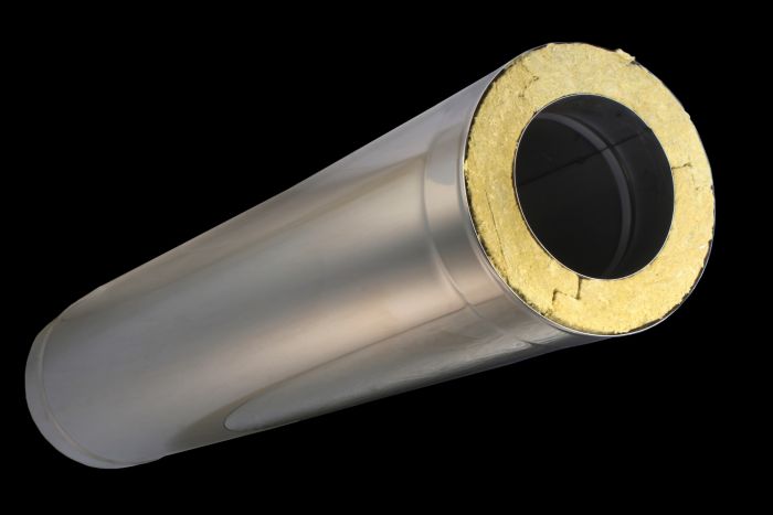 Rura prosta SDKB system dwuścienny kondensacyjny DN 300/350 1 m