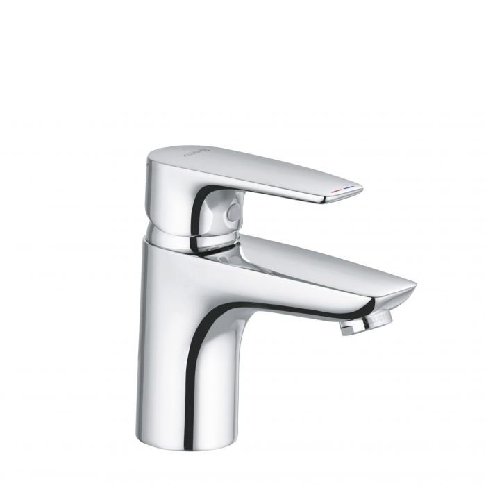 Bateria umywalkowa KLUDI PURE&SOLID 70 1-uchwytowa mosiężna DN 15 chrom  | 340280575