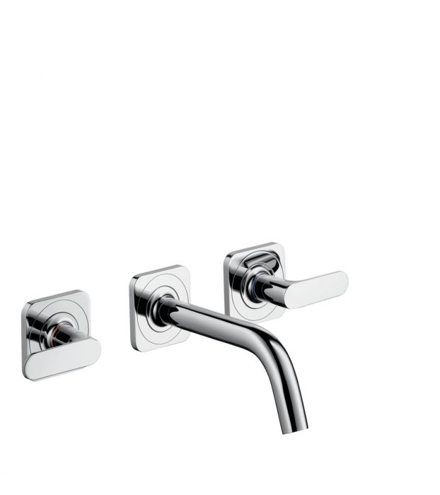Bateria umywalkowa ścienna HANSGROHE Axor Citterio M 2-uchwytowa 3-otworowa DN 15 chrom | 34313000
