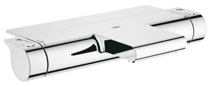 Bateria wannowa ścienna termostatyczna GROHE Grohtherm 2000 2-uchwytowa 2-otworowa mosiężna DN 15 chrom  | 34464001