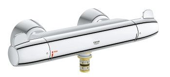 Bateria umywalkowa ścienna termostatyczna GROHE Grohtherm Special 1-uchwytowa 1-otworowa DN 15 chrom | 34666000