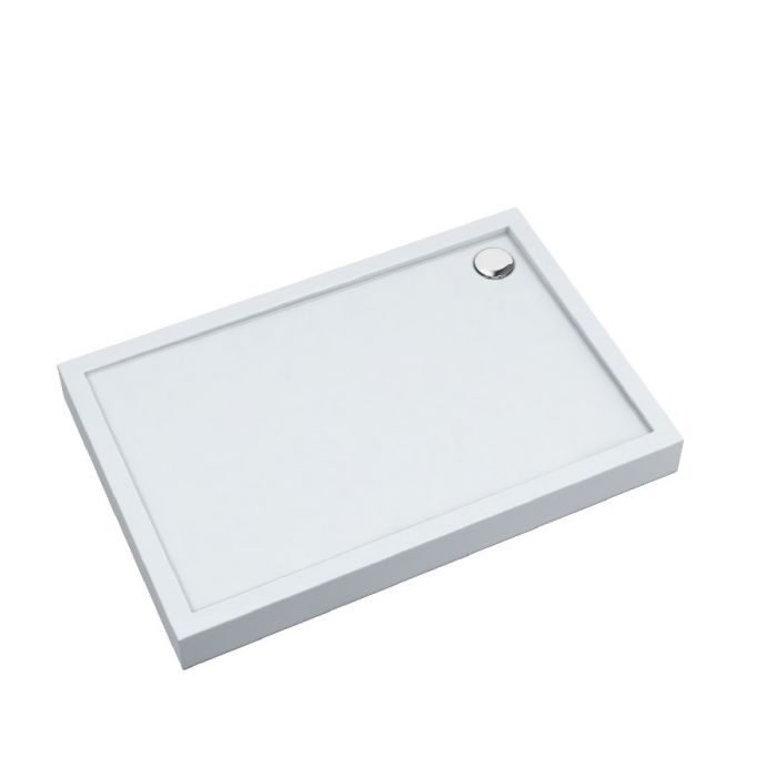Brodzik akrylowy STABILSOUND prostokątny 90 x 90 x 12 cm SCHEDPOL COMPETIA NEW | 34675