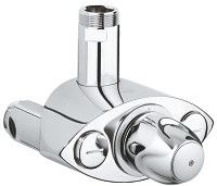 Bateria prysznicowa ścienna termostatyczna GROHE Grohtherm XL 1-uchwytowa mosiężna DN 25 chrom | 35085000