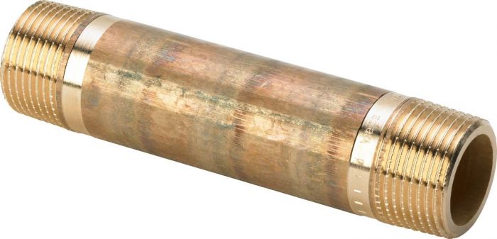 Nypel gwintowany długi z brązu GZ 1 1/2" 200 mm 3530