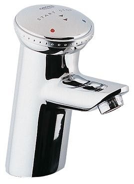 Bateria umywalkowa stojąca samozamykająca GROHE POLSKA Contromix Public 1-otworowa mosiężna chrom  | 36109000