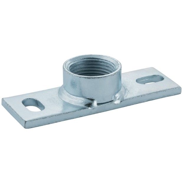 Płytka montażowa stal ocynkowana GW 1/2" 12 x 4 cm PLUVIA