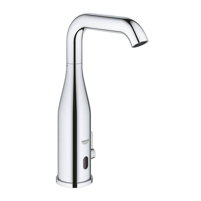 Bateria umywalkowa elektroniczna na podczerwień 6 V z mieszaczem i regulowanym ogranicznikiem temperatury GROHE Essence E chrom  | 36444000