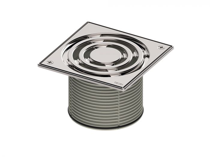Ramka rusztu przykręcana TECE TECEdrainpoint S z rusztem ozdobnym ze stali nierdzewnej 142 mm  | 3660010