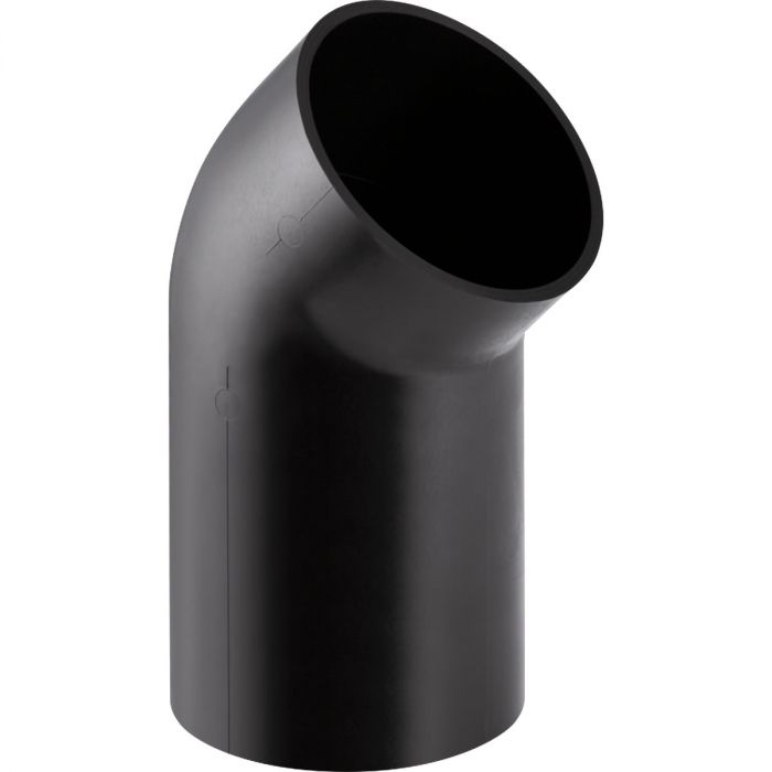 Kolano PE-HD 45° o wydłużonym końcu 110 mm #2