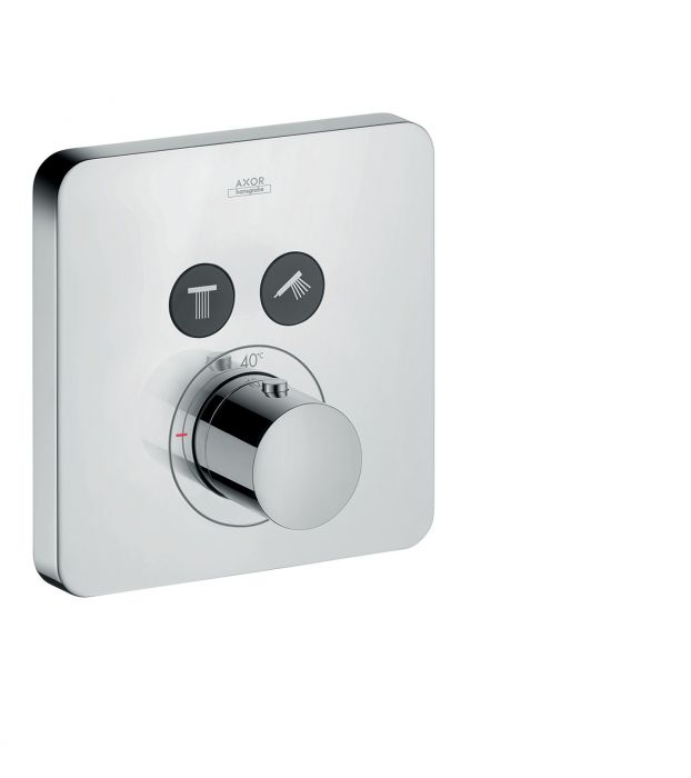Bateria prysznicowa montaż ścienny termostatyczna HANSGROHE Axor ShowerSelect chrom | 36707000
