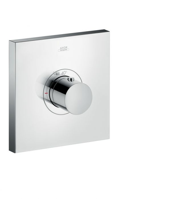 Bateria prysznicowa podtynkowa termostatyczna, element zewnętrzny HANSGROHE ShowerSelect Square mosiądz chrom | 36718000