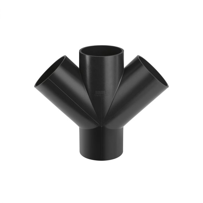 Czwórnik PE-HD kołnierzowa 110 x 50 mm