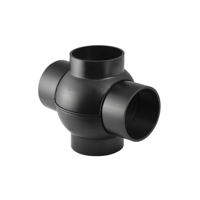Czwórnik PE-HD kołnierzowa 110 mm Pluvia