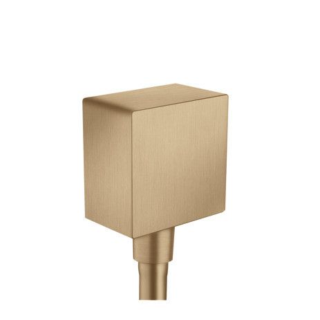 Przyłącze węża natryskowego zawór zwrotny HANSGROHE Axor ShowerSolutions 64 x 64 mm brąz szczotkowany | 36732140