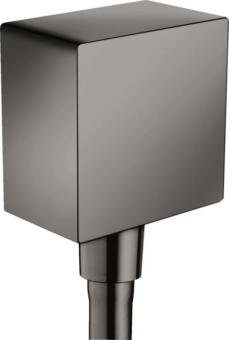 Przyłącze węża natryskowego zawór zwrotny HANSGROHE Axor ShowerSolutions 64 x 64 mm czarny chrom polerowany | 36732330