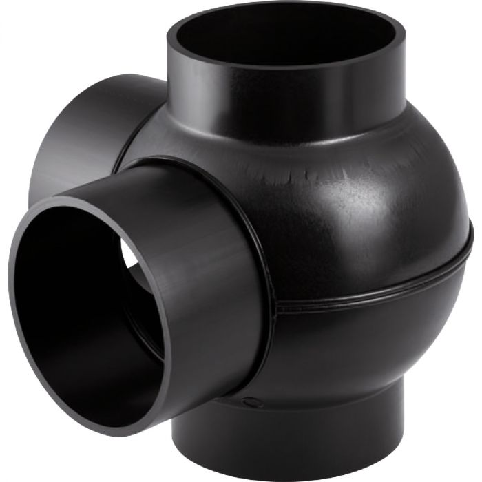 Kształtka PE-HD 88,5° wielorozgałęźna podejście co 90° 125/110 mm #2