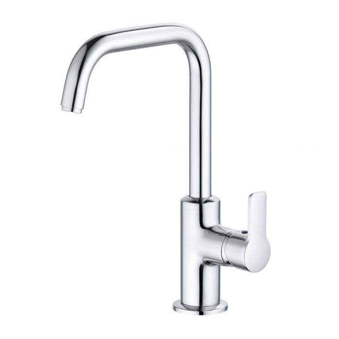Bateria umywalkowa KLUDI PURE&EASY 1-uchwytowa 1-otworowa mosiężna DN 15 chrom | 370230565
