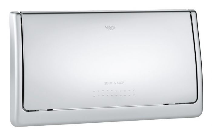 Przycisk spłukujący GROHE Classic do WC chrom matowy 330 x 190 mm | 37053P00
