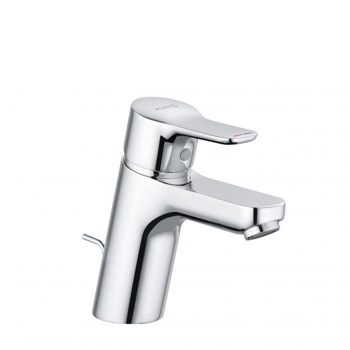 Bateria umywalkowa KLUDI PURE&EASY 70 1-uchwytowa 1-otworowa mosiężna chrom | 372820565