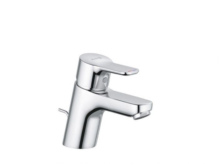 Bateria umywalkowa stojąca KLUDI PURE&EASY 60 1-uchwytowa 1-otworowa mosiężna DN 15 chrom | 372850565