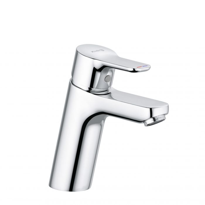 Bateria umywalkowa KLUDI PURE&EASY 100 1-uchwytowa 1-otworowa mosiężna chrom  | 372920565