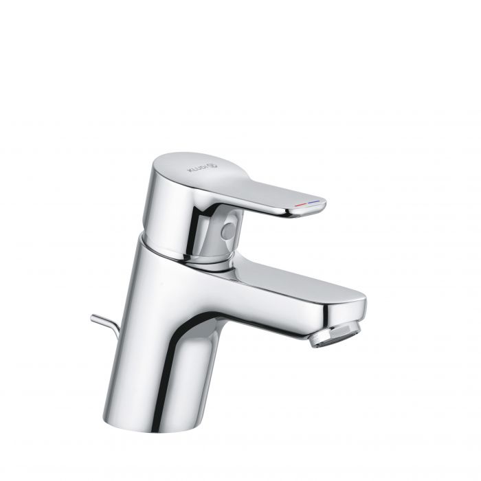 Bateria umywalkowa KLUDI PURE&EASY 60 1-uchwytowa mosiężna DN 15 chrom  | 373850565