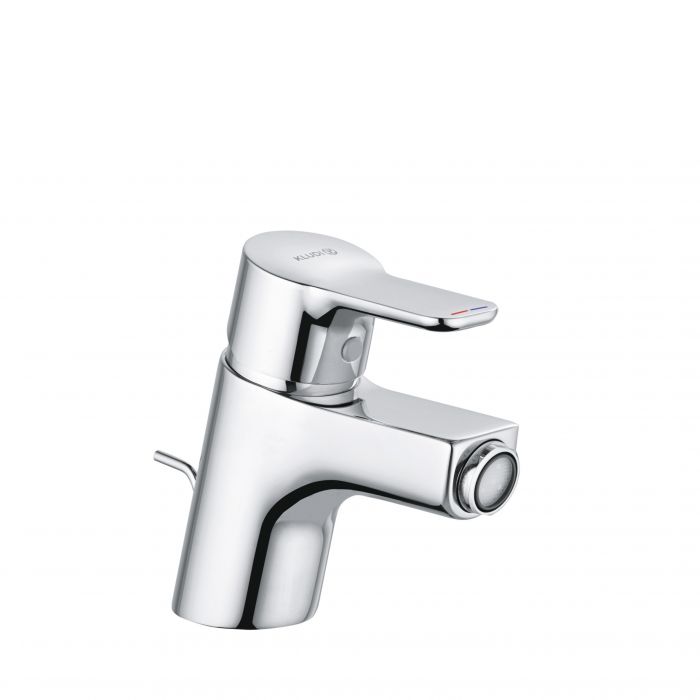 Bateria bidetowa KLUDI PURE&EASY 1-uchwytowa 1-otworowa mosiężna chrom | 375330565