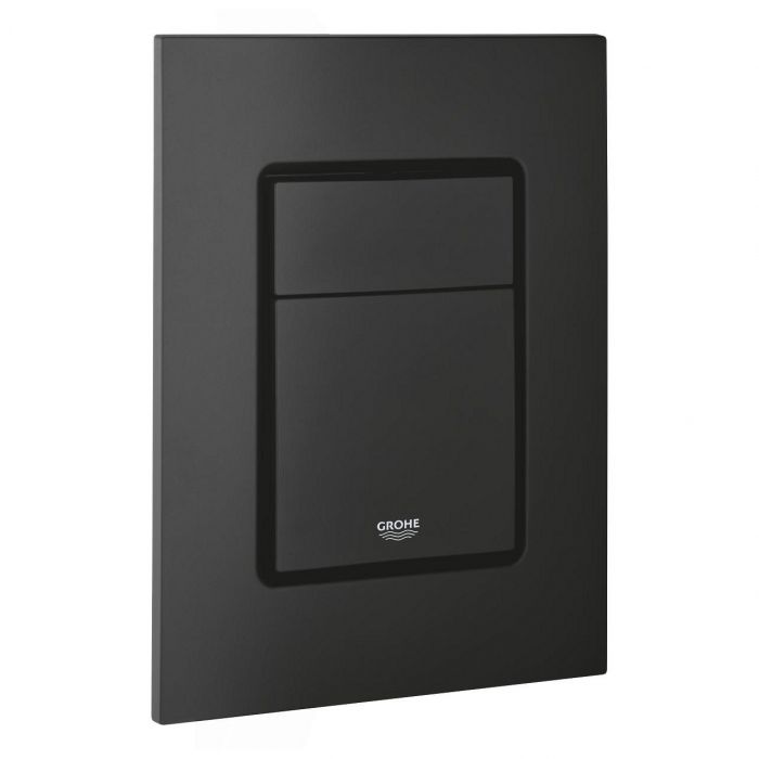 Przycisk uruchamiający GROHE Skate Cosmopolitan S do pneumatycznego zaworu spłukującego AV1 ABS phantom black 130 x 172 mm | 37535KF0