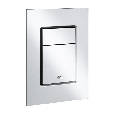 Przycisk uruchamiający GROHE Skate Cosmopolitan S do spłuczki podtynkowej chrom matowy 130 x 172 mm | 37535P00