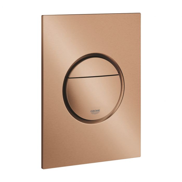 Przycisk spłukujący GROHE Nova Cosmopolitan S do montażu z małą puszką rewizyjną 40911000 brushed warm sunset 130 x 172 mm | 37601DL0