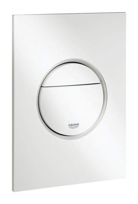 Przycisk spłukujący GROHE Nova Cosmopolitan S do montażu z małą puszką rewizyjną 40911000 biel alpejska 130 x 172 mm | 37601SH0