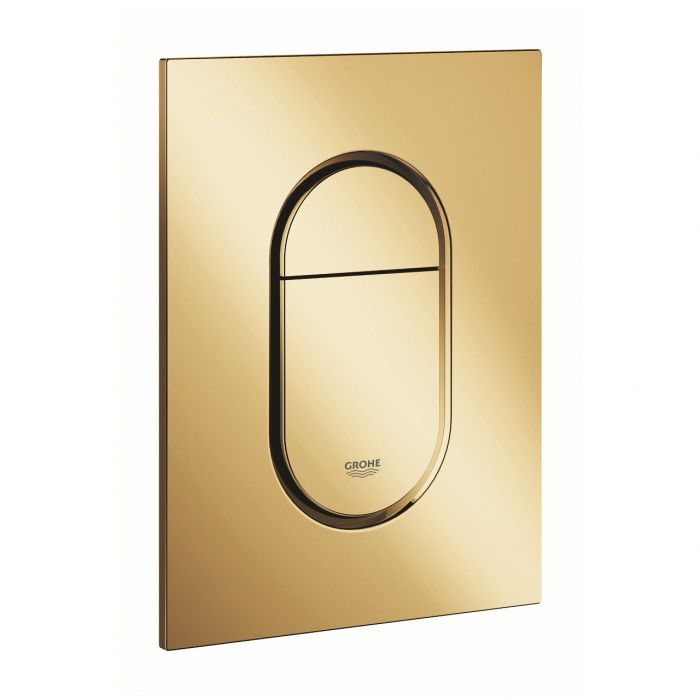 Przycisk uruchamiający GROHE Arena Cosmopolitan S do uruchomienia 2-pojemnościowego lub Start/Stop cool sunrise 130 x 172 mm | 37624GL0