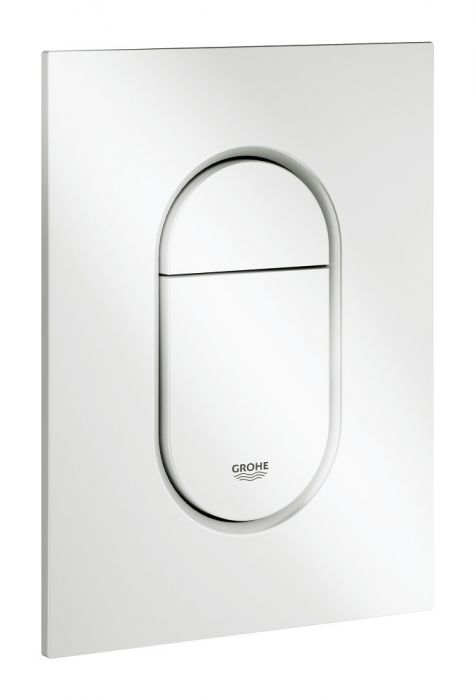 Przycisk uruchamiający GROHE Arena Cosmopolitan S do uruchomienia 2-pojemnościowego lub Start/Stop biel alpejska 130 x 172 mm | 37624SH0