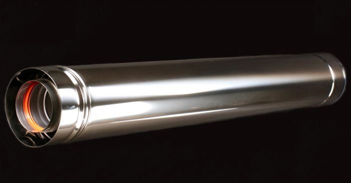 Rura prosta SKKB system koncentryczny kondensacyjny DN 80/125 0.5 m
