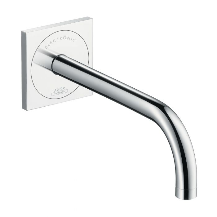 Bateria umywalkowa ścienna podtynkowa elektroniczna HANSGROHE Axor Uno2 chrom zawiera: zestaw podstawowy | 38120000