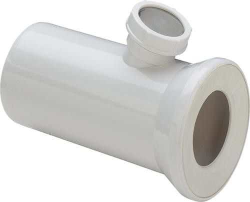 Rura przyłączeniowa do WC DN 100 175 mm z dodatkowym przyłączem DN 50 z tworzywa sztucznego VIEGA 3815.2 | 119645