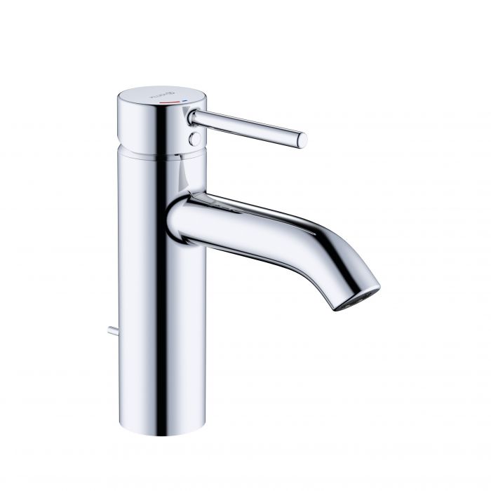 Bateria umywalkowa stojąca KLUDI BOZZ 100 1-uchwytowa 1-otworowa chrom | 382930576WR4