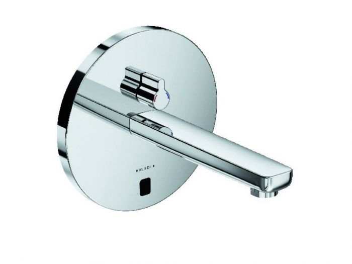 Bateria umywalkowa ścienna elektroniczna KLUDI ZENTA chrom | 3850105