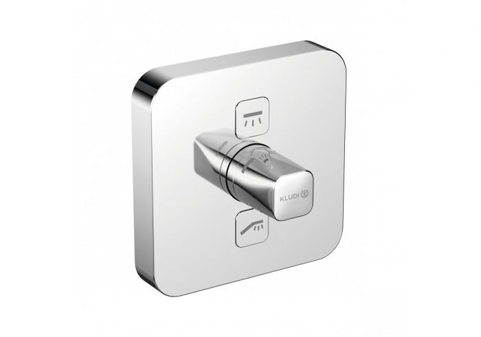 Bateria natryskowa do elementu podtynkowego 88011 podtynkowa KLUDI PUSH chrom | 387110538