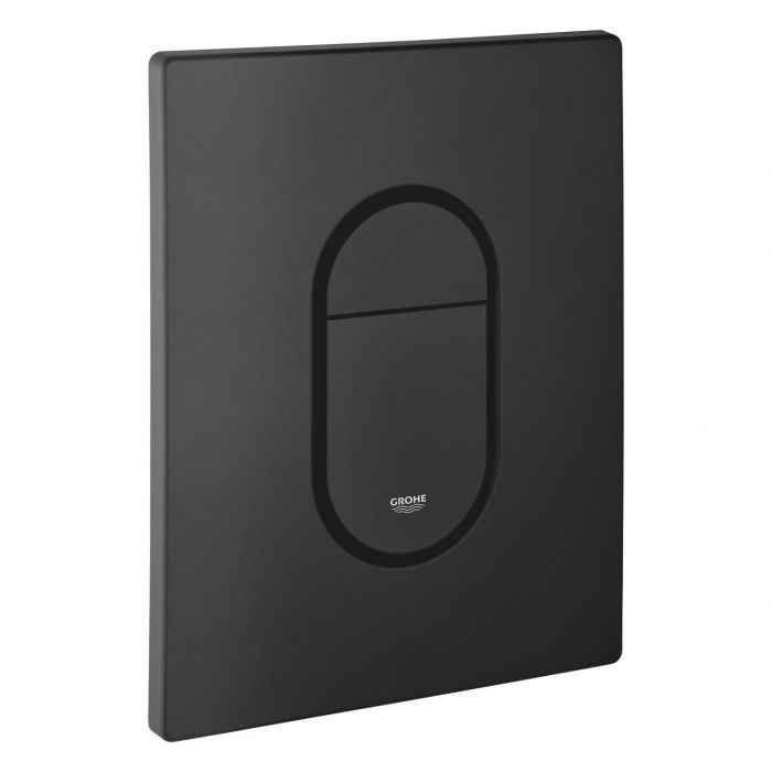 Przycisk do WC GROHE Arena Cosmopolitan uruchamiający do pneumatycznego zaworu spłukującego AV1 ABS phantom black 156 x 197 x 10 mm | 38844KF0