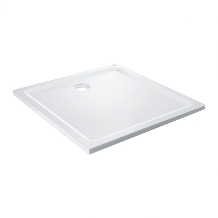 Brodzik akrylowy kwadratowy uniwersalny 90 x 90 cm GROHE średnica odpływu 90 mm  | 39301000