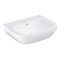 Umywalka ceramiczna GROHE Euro Ceramic 65 wisząca 649 x 514 x 149 mm biel alpejska z powłoką PureGuard | 3932300H