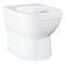Miska WC ceramiczna stojąca z powłoką PureGuard GROHE Euro Ceramic bezkołnierzowa 37.4 x 54 cm biel alpejska | 3932900H