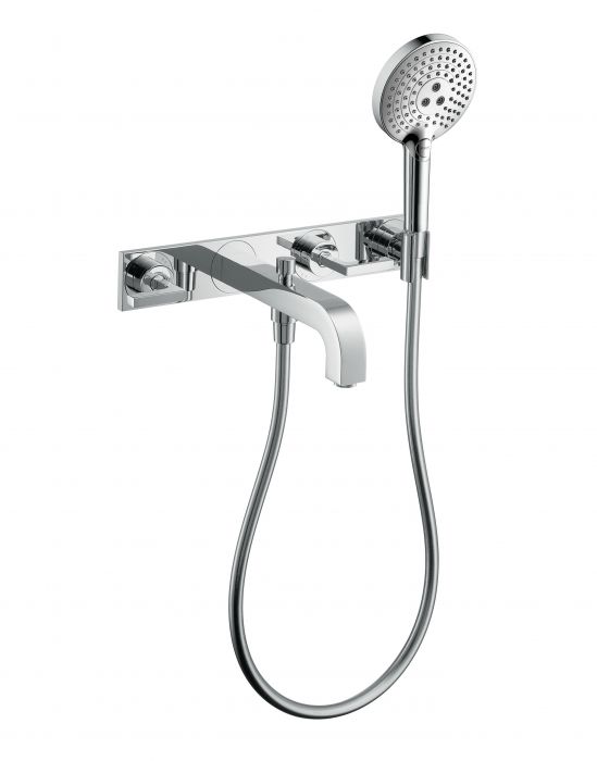 Element natynkowy HANSGROHE Axor Citterio do baterii wannowej podtynkowej 3-otworowej 2-uchwytowej chrom | 39441000