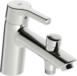 Bateria wannowa stojąca ORAS SAGA STYLE 1-uchwytowa 1-otworowa chrom | 3946FH