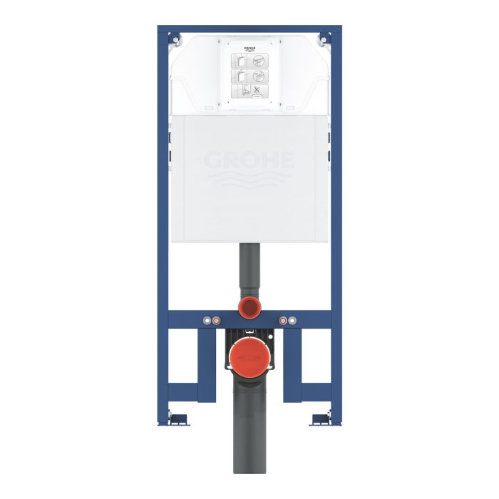 Stelaż do WC podtynkowy ze zbiornikiem spłukującym 88,9 mm GROHE Rapid SL Slim 500 x 100 x 1130 mm  | 39687000