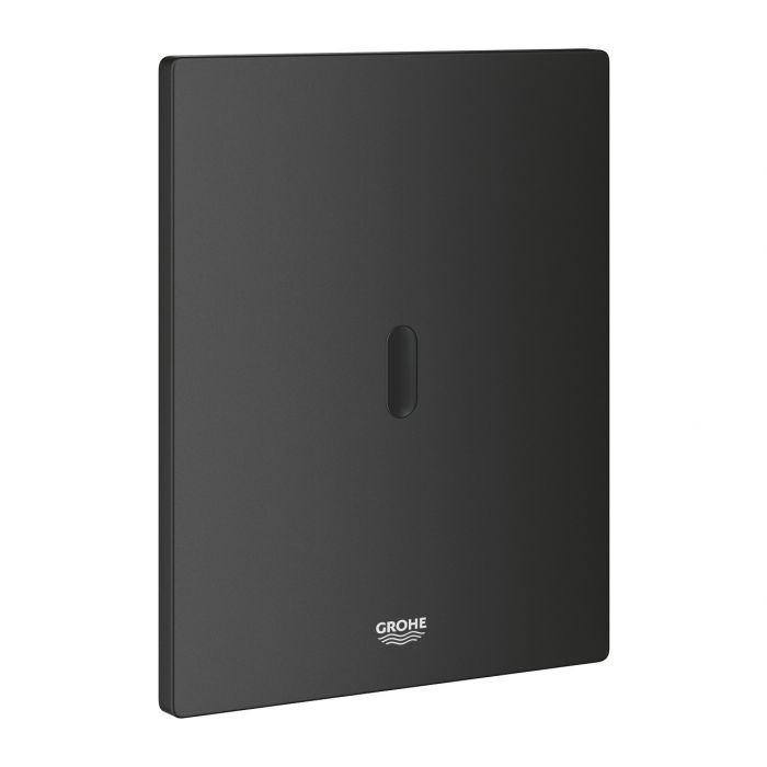 Płytka spłukująca GROHE Tectron Bau E na podczerwień do wc phantom black | 39881KF0